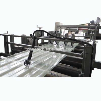 FRP lighting roof insulated anti-corrosion sheet making machine