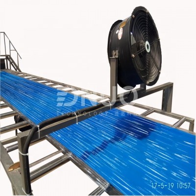 Fiberglass chopped roving strand translucent roofing sheet machinery line