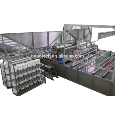 Efficient wide gel coat flat sheet (for truck body use) forming machine